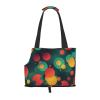 Foldable Pet Carrier Bag with Abstract Round Pattern view 1