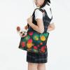 Foldable Pet Carrier Bag with Abstract Round Pattern view 3