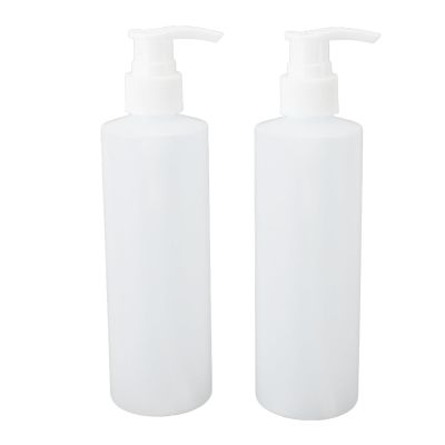 FILFEEL 2-Pack Refillable Pump Bottles for Massage Oil Warmers, 250 ml