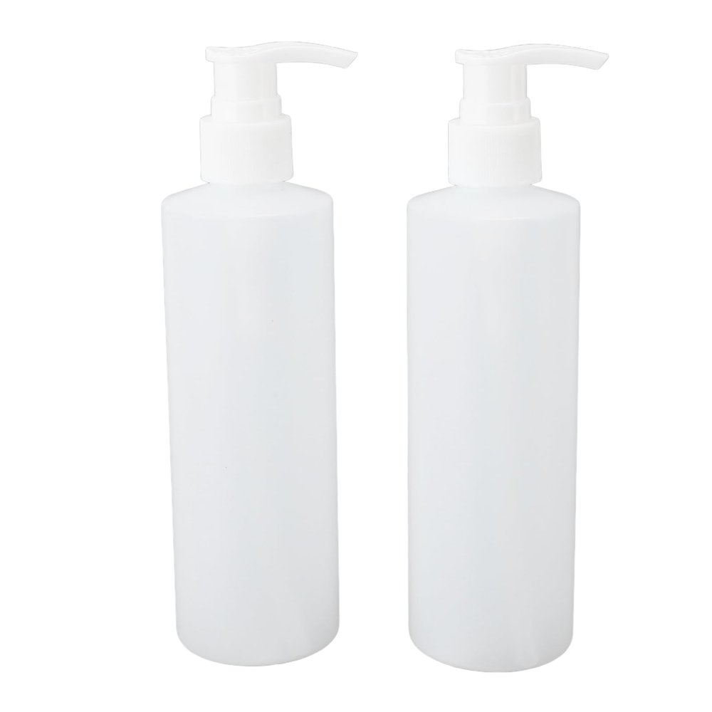FILFEEL 2-Pack Refillable Pump Bottles for Massage Oil Warmers, 250 ml