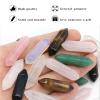 20-Piece Hexagonal Healing Crystal Set with Amethyst, Rose Quartz, Obsidian and Tiger's Eye view 4