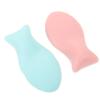 Beavorty 2-Piece Silicone Makeup Powder Puffs, Washable Fish-Shaped Face Applicators view 1