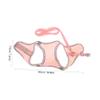 Adjustable Puppy Harness Set, 1 Set, Polyester, Pink, for Outdoor Use view 2