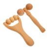 Healvian 6-Piece Wooden Massage Roller, Multifunctional Massage Tool for Feet, Neck and Back, Portable for Home and Travel view 2