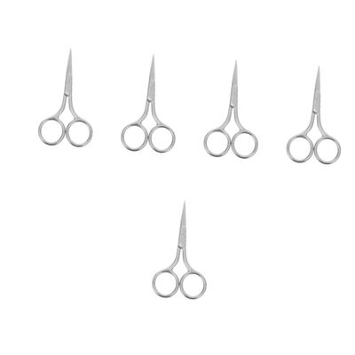 minkissy 5-Piece Compact Nose Hair Trimming Scissors for Men and Women