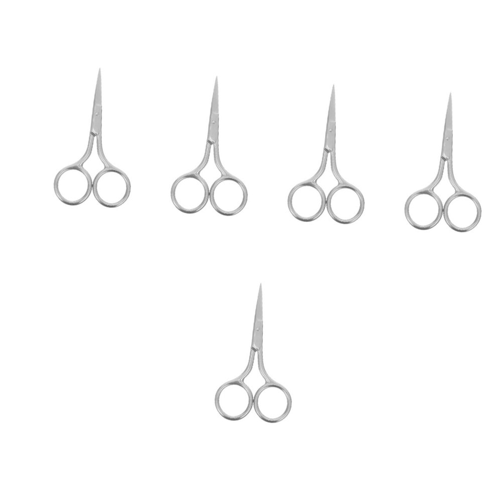minkissy 5-Piece Compact Nose Hair Trimming Scissors for Men and Women