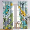 Kids' Dinosaur Blackout Curtains, Blue Dino, 2-Piece Set, 150 x 166 cm view 2