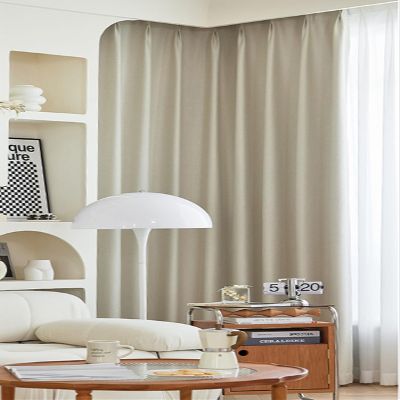 Daesar Beige Blackout Curtains for Kids’ Room, Opaque 2-Piece Set, 107 x 138 cm