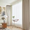 Daesar Beige Blackout Curtains for Kids’ Room, Opaque 2-Piece Set, 107 x 138 cm view 2