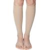 Mdrcg Compression Socks for Women and Men, Calf Support 20–30 mmHg, Open Toe, Varicose Veins, Size B, 6XL view 1
