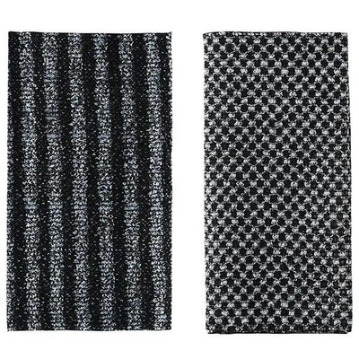 Lpitoy Exfoliating Washcloth Towels, Dual-Texture Body Scrubbers, 2-Pack