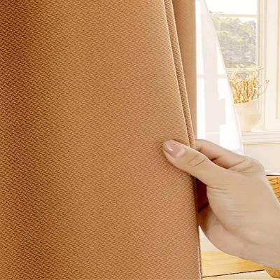 Daesar Blackout Curtains, 2-Piece Set, Orange, 96 x 115 cm