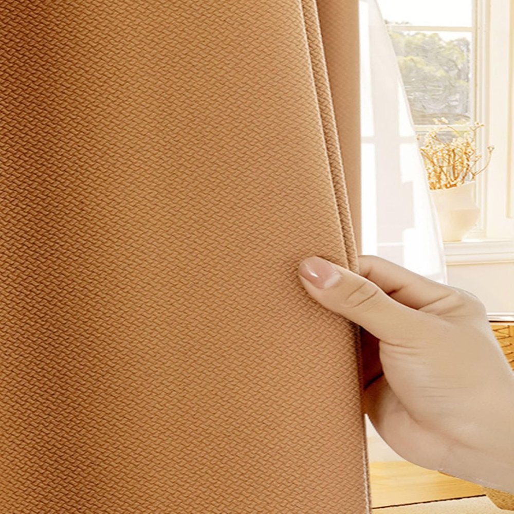 Daesar Blackout Curtains, 2-Piece Set, Orange, 96 x 115 cm