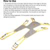 Toileting Sling for Patient Lift, Adjustable Split-Leg Mesh Sling for Shower and Home Use view 2