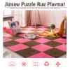 4-Piece Plush Interlocking Foam Puzzle Mat, 30 x 30 cm view 4