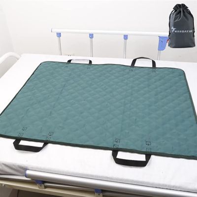 Transfer Sheet and Reusable Washable Waterproof Bed Pad for Repositioning