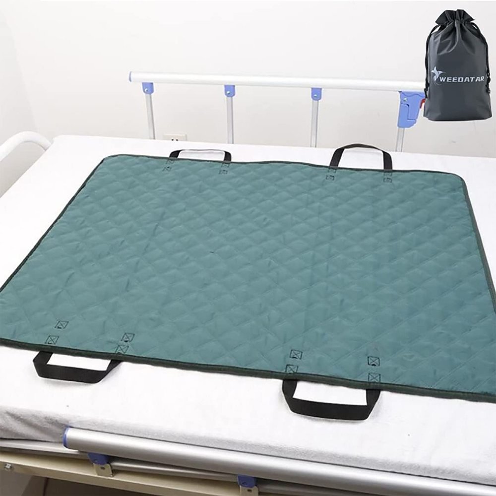 Transfer Sheet and Reusable Washable Waterproof Bed Pad for Repositioning
