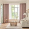 Daesar Pink Blackout Curtains with Grommets, Set of 2, 96 x 138 cm view 1