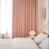 Daesar Pink Blackout Curtains, 2-Piece Set, 137 x 244 cm, Grommet-Top view 1