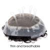 XXAD553TY 25 mm Australian Curly Men's Hairpiece, Natural Human Hair Toupee, Black, 8 × 10 view 3
