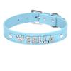 Personalized Dog & Cat ID Collar, Blue, 11.5–15 in view 1