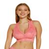 Cosabella Women's Say Never Curvy Racie Racerback Bralette Bra, Semi-Sheer, Venetian Twilight, Large view 1