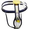 YZPNBW Women's Stainless Steel Chastity Belt with Lock view 1