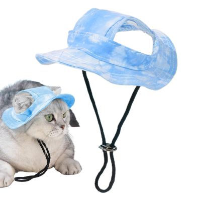Dog Sun Hat with Ear Holes