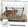 HANABASS Hanging Iron Hay Feeder for Rabbits and Guinea Pigs view 3