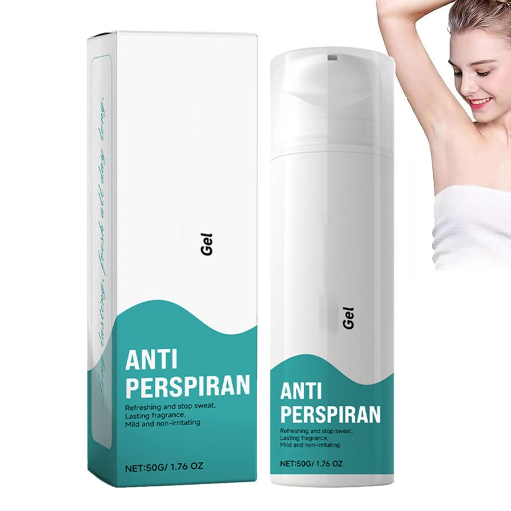 Antiperspirant Gel for Face, Hands, Feet, and Excessive Sweating (1 pc)