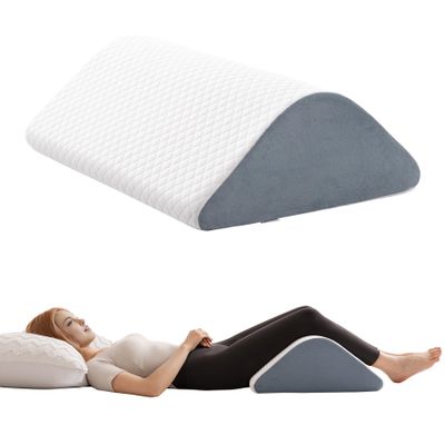 Ganondorf Knee Wedge Pillow, 20.3 cm, Premium Foam Leg Elevation Pillow