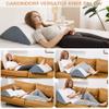 Ganondorf Knee Wedge Pillow, 20.3 cm, Premium Foam Leg Elevation Pillow view 4
