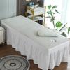 Cooling Massage Table Mattress Pad with Face Hole, Gray, 190 x 70 cm view 1