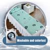 Cooling Massage Table Mattress Pad with Face Hole, Gray, 190 x 70 cm view 3