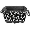 Makeup Bag with Dog Bone Pattern, White, Travel Makeup Organizer and Cosmetic Brush Bag for Women, Multicolor, 27 x 15 x 14 cm / 10.6 x 5.9 x 5.5 in view 1