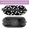 Makeup Bag with Dog Bone Pattern, White, Travel Makeup Organizer and Cosmetic Brush Bag for Women, Multicolor, 27 x 15 x 14 cm / 10.6 x 5.9 x 5.5 in view 2