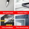 Cat-Proof Stainless Steel Fly Screen for Windows and Balconies, No Drilling, Self-Adhesive Hook-and-Loop Tape, 90 x 245 cm view 4