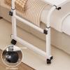 Generic Height-Adjustable Mobile Overbed Table with Wheels view 4