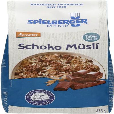Organic Chocolate Muesli, Demeter, 2 x 375 g