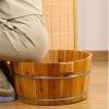 Solid Wood Foot Bath Bucket for Soaking and Pedicures view 4