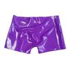 GAYLOP Sexy Purple Natural Latex Men's Boxer Shorts, Rubber Underwear, Custom-Made Handmade Underpants - Clear - XL view 2