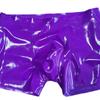 GAYLOP Sexy Purple Natural Latex Men's Boxer Shorts, Rubber Underwear, Custom-Made Handmade Underpants - Clear - XL view 4