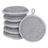 Dish Sponges, Reusable Hanging Steel-Wire Sponges, 6-Pack view 1