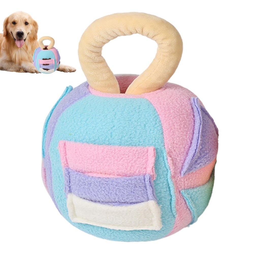 Tuxxjzm Squeaky Plush Ball for Dogs