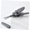 Stainless Steel Eyebrow Scissors for Precise Trimming and Safe Beard Grooming view 3