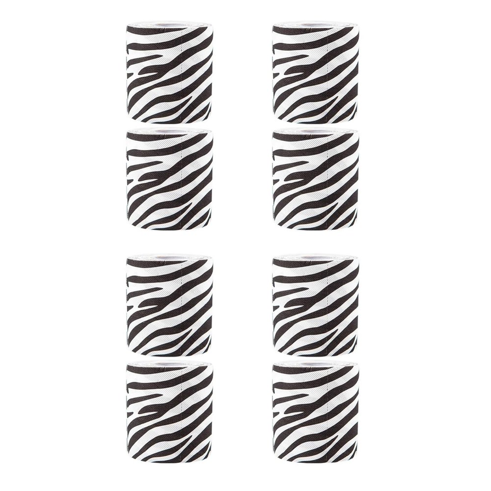 4-Ply Zebra-Textured Toilet Paper, Virgin Wood Pulp