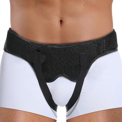 Scrotal Support for Men After Surgery, Hernia Belt for Women, Breathable Adjustable Groin Support (XL)
