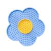 Pet Distraction Mat for Dogs, Silicone Flower Lick Pad with Suction Cups view 1