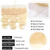 613 Blonde Body Wave Brazilian Human Hair Bundles with Lace Closure view 3