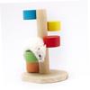 BESPORTBLE 2-Piece Wooden Climbing Ladder for Hamsters and Small Pets view 2